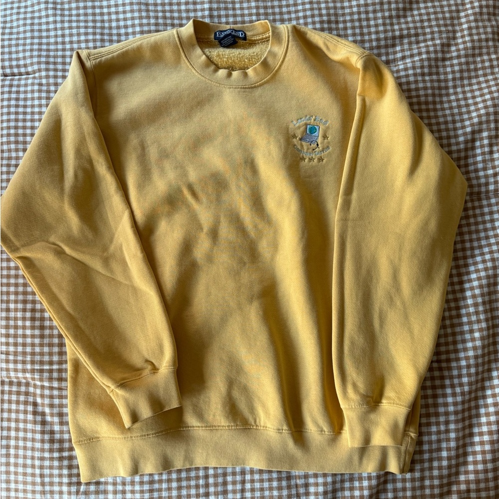 Land’s End Yellow Crewneck Sweater